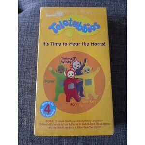 Teletubbies It’s Time to Hear The Horns! (VHS-2004) Limited Ed Promo Sealed